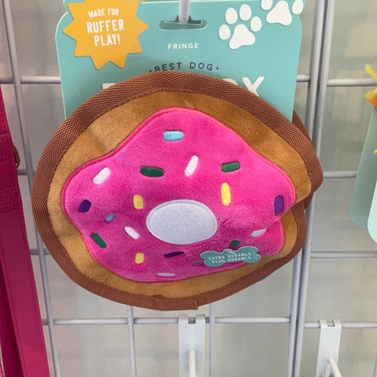 Sprinkle Donut Plush Dog Toy