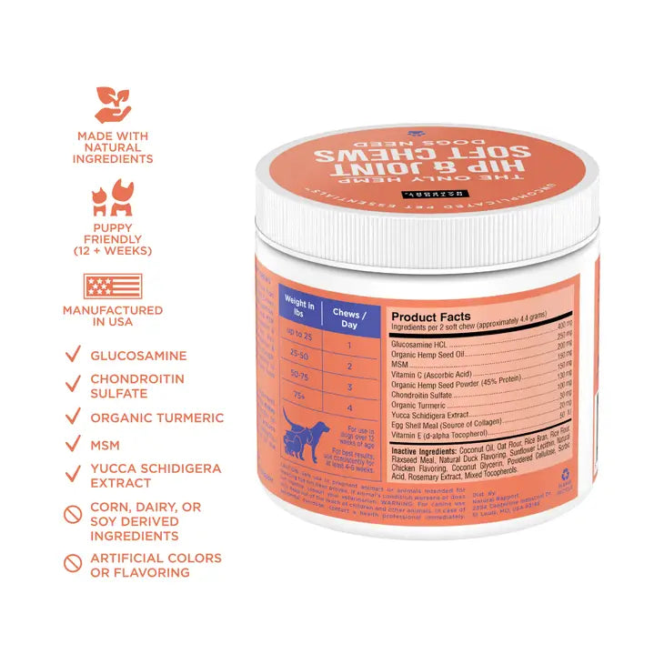 The Only Hip & Joint Soft Chews for Dogs