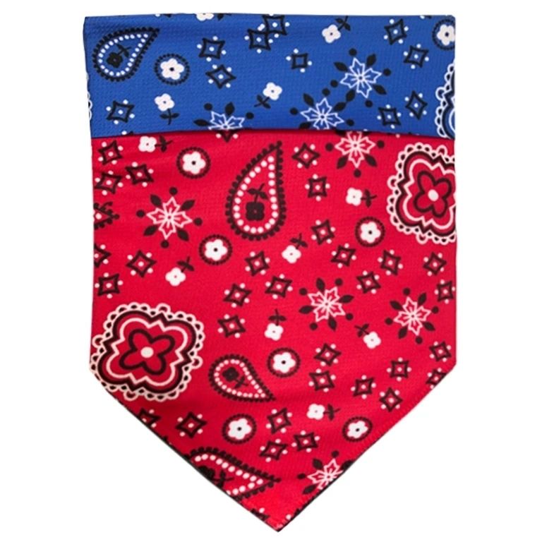 Blue & Red Reversible Sport Bandana