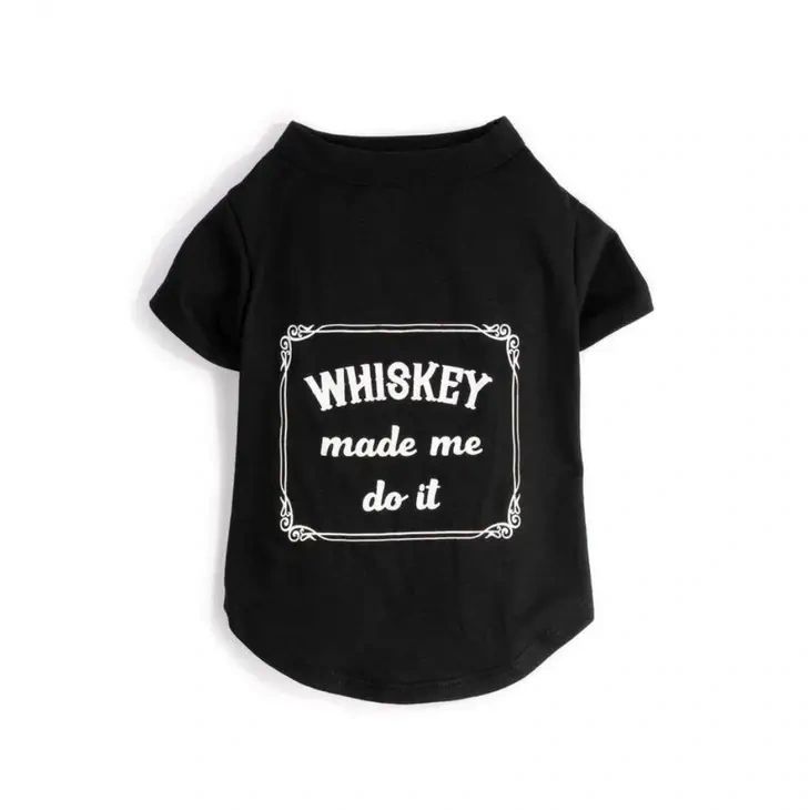 Whiskey Made Me Do It Tshirt
