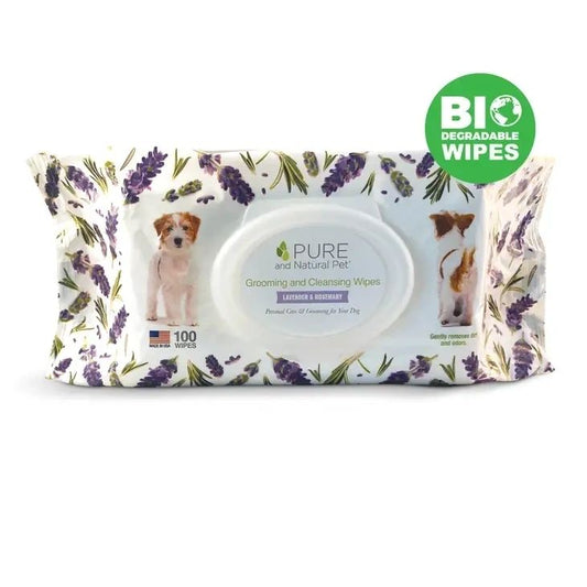 Grooming and Cleansing Wipes by Pure and Natural Pets
