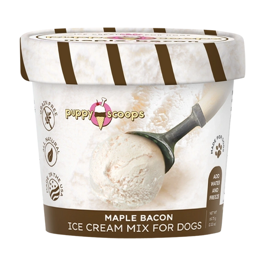 Maple Bacon Ice Cream Mix for Dogs 8 oz.