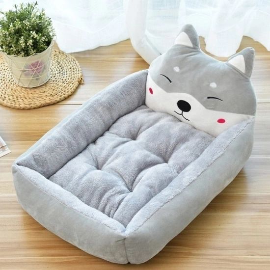 Gray Character Pet Bed