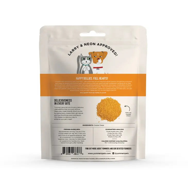 Freeze Dried Chedder Cheese Meal Mix-In for Dogs 2.5 oz.