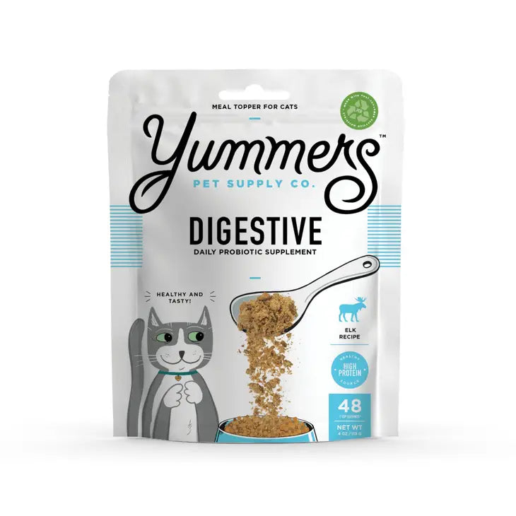 Yummers Digestive Aid Elk Supplement Mix in for Cats 4 oz.